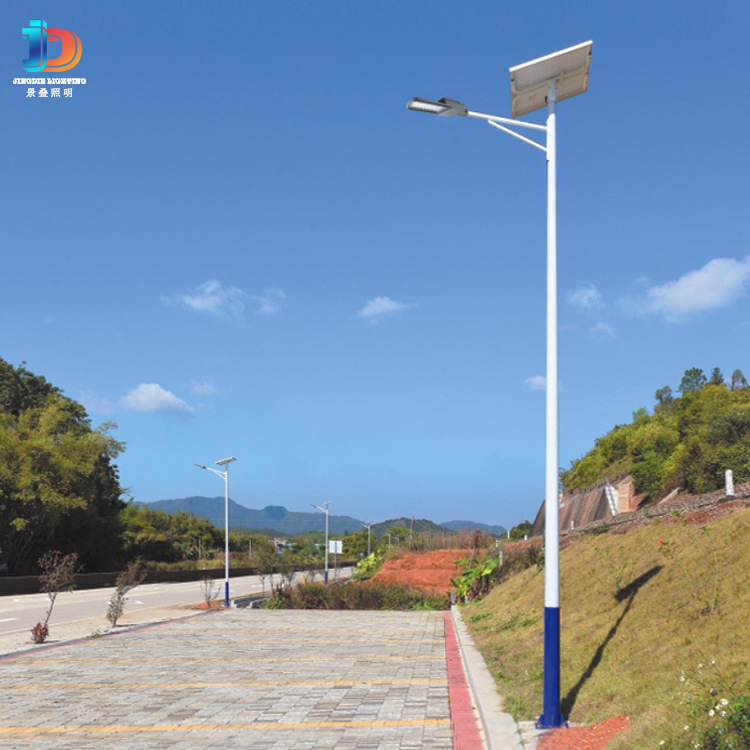 New rural solar 5-meter and 6-meter street lamps, ultra-bright high-power all-night lighting, household municipal 100W LED street lamps Specification image