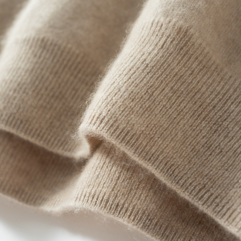 Men's basic cashmere sweater for autumn and winter 24, round-neck loose long-sleeved pullover, casual wool knitted base layer Specification image