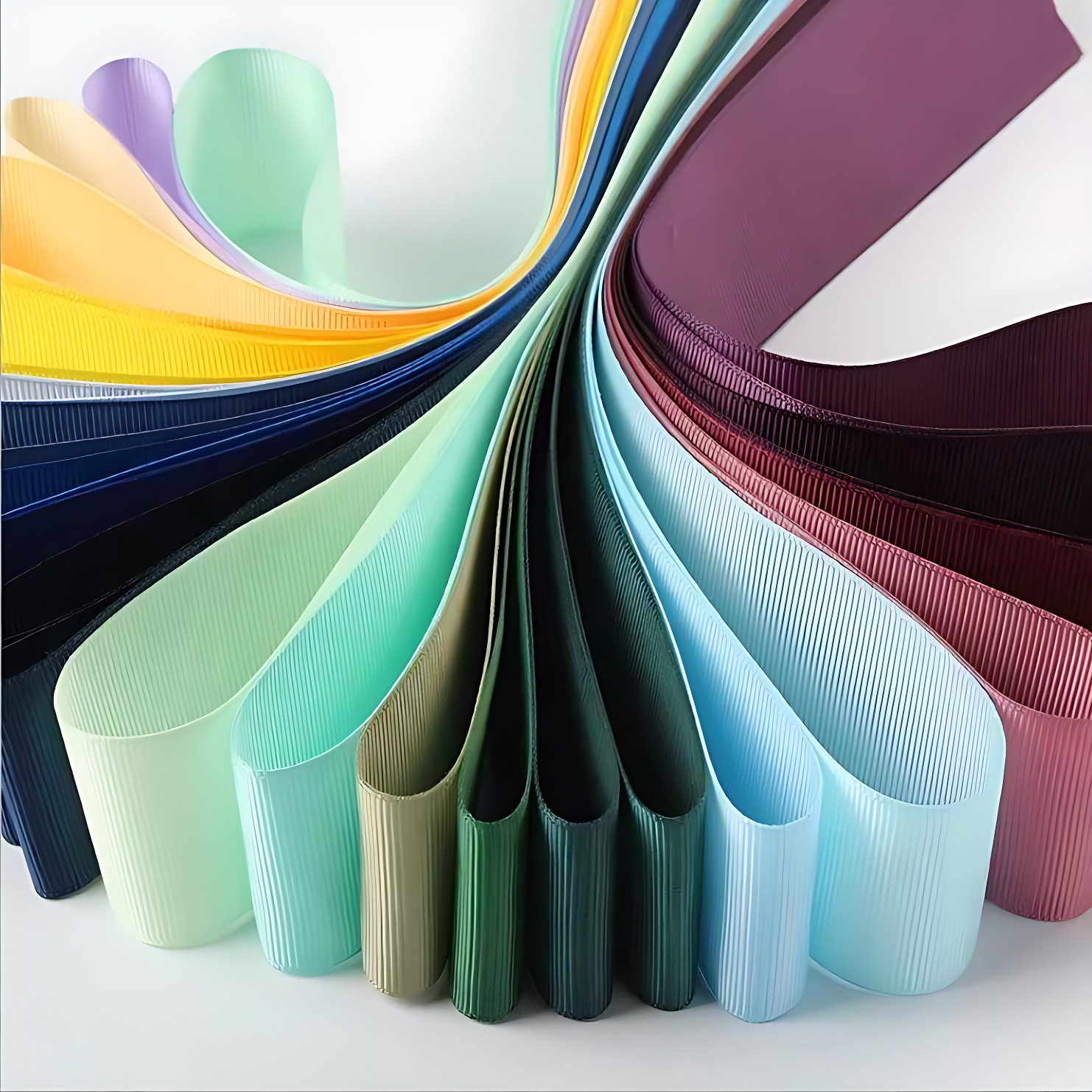 Ribbed Ribbon Ribbon Ribbon Ribbon Ribbon Gift Box Printing Hot Stamping Logo Stock Manufacturers Direct Sales details Picture