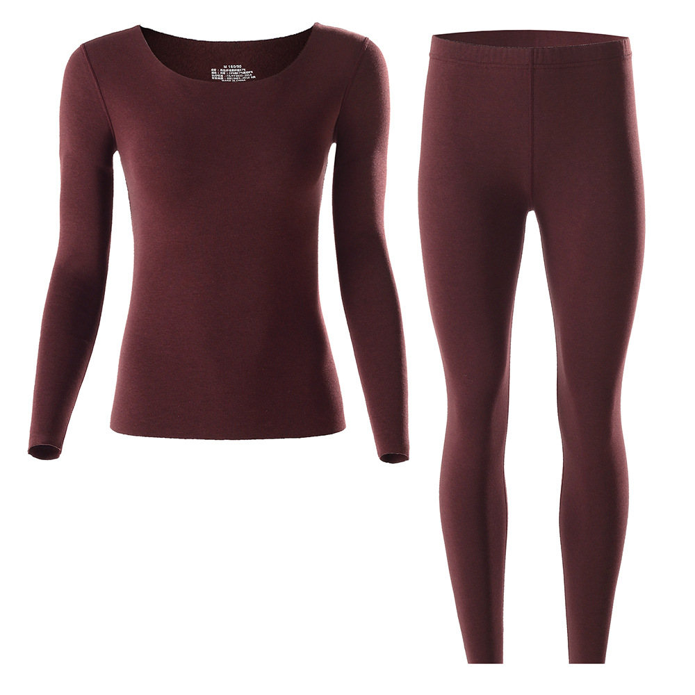 Authentic heating German velvet thermal underwear, women's seamless thermal underwear and thermal pants set, men's autumn base layer shirt, winter warm outfit Item Picture