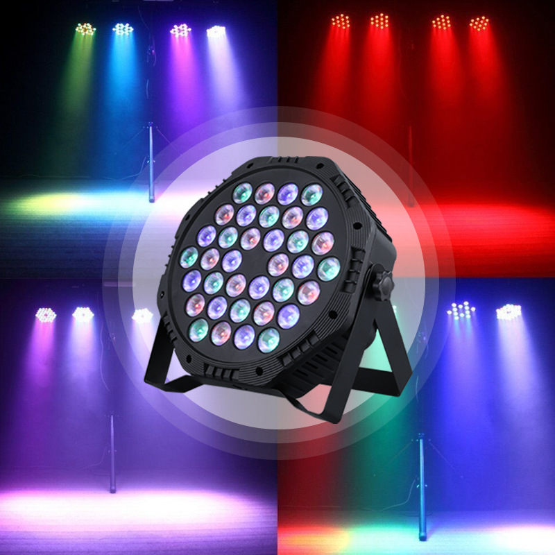 36 Single Color Full Color Led Panlamp Dance Room Colorful Light Dance Room Atmosphere Light Wedding Performance Fill Light Stage Light details Picture