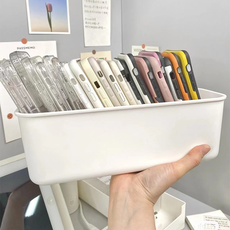 Desktop phone case storage box Application Scenario
