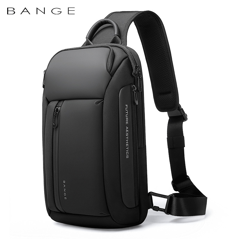 Bange New Breast Bag Crossbody Bag Men's Breast Bag Casual Single Shoulder Bag Large Capacity Men's Bag Wholesale Item Picture