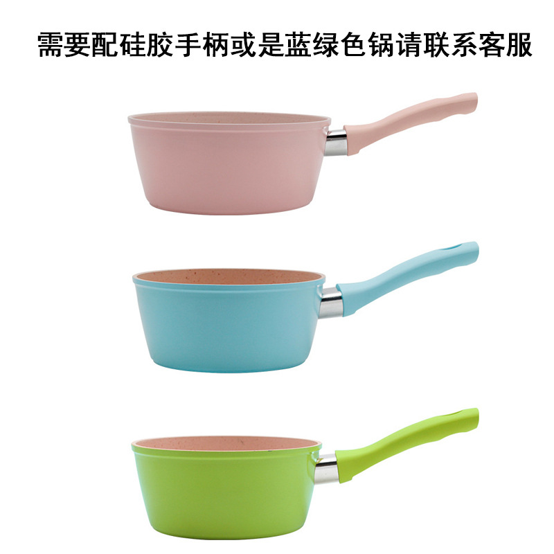 Instant Noodles Non-Stick Pan Mini Pan Small Milk Pan Household Fried Egg Wheat Rice Stone Baby Food Pot Induction Cooker Soup Pot Application Scenario
