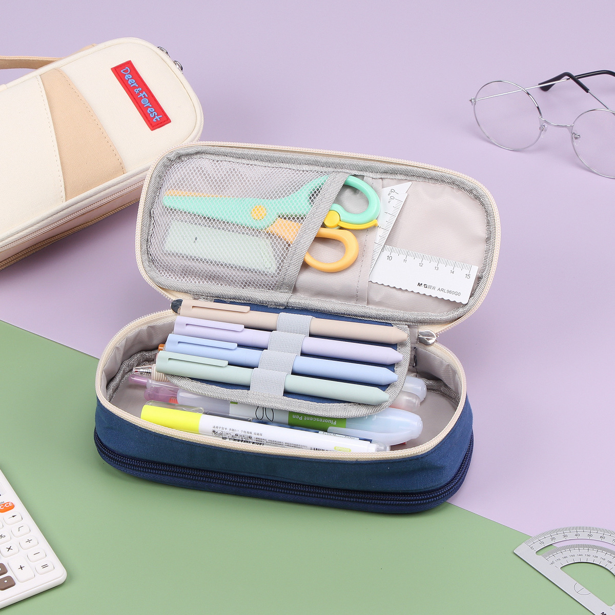 小鹿与森林/学生韩版多功产品图