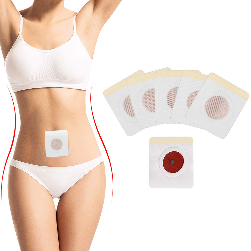 SLIM PATCH, a lazy person's spunlace non-woven fabric magnetic navel patch for cross-border Amazon supply in foreign trade details Picture