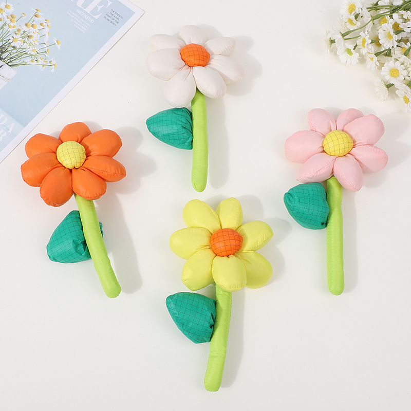 太阳花配件洞洞鞋搭配服装发饰辅料充棉布艺胸花配件批发