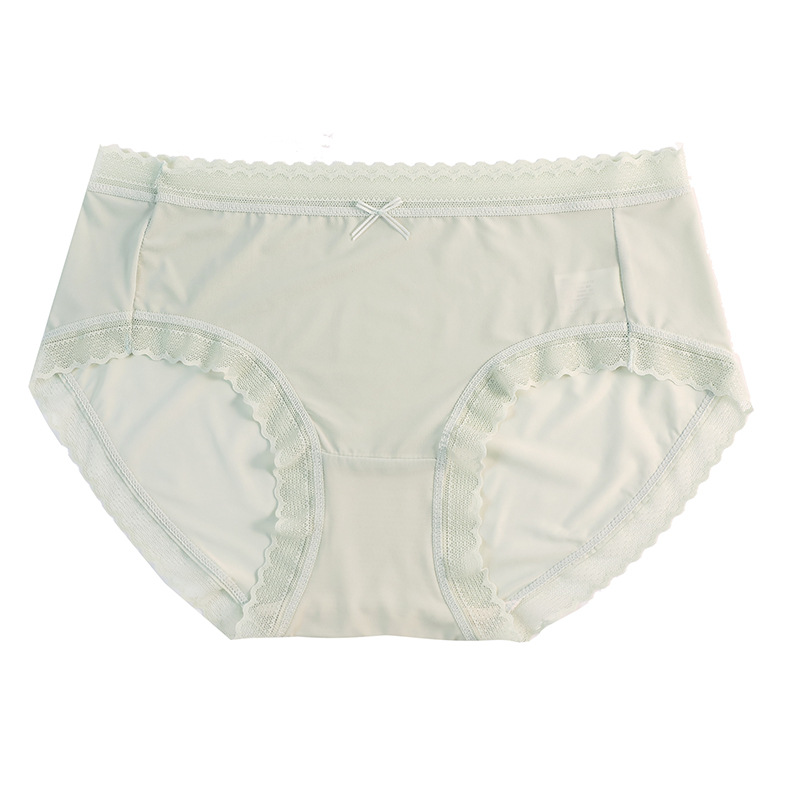 Ultra-thin silk skating silk women's underwear, paclitaxel purification crotch seamless comfort girls' triangle pants wholesale Item Picture