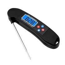Foldable waterproof digital food thermometer