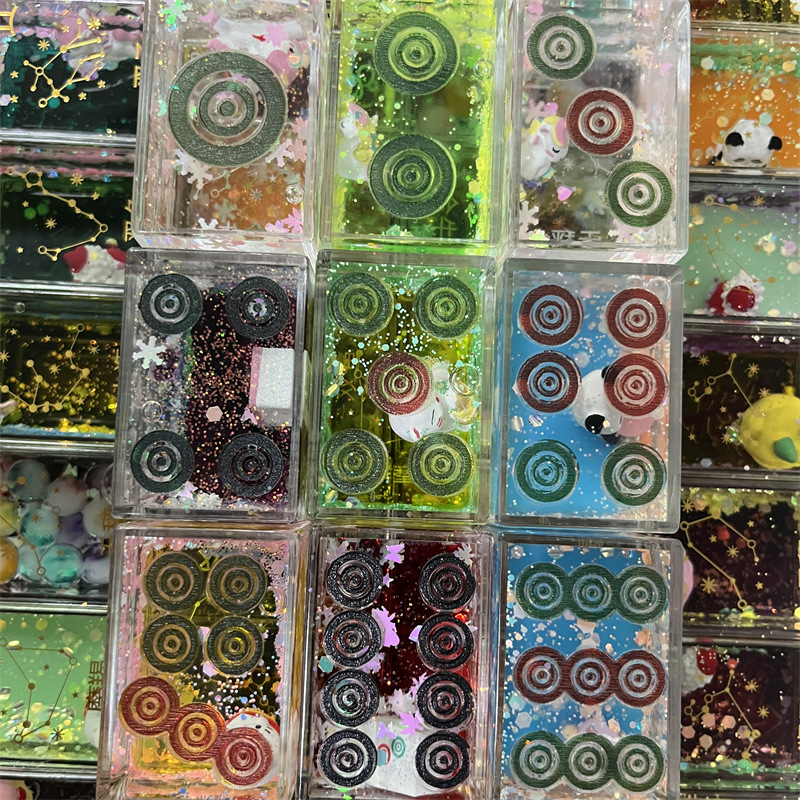 抖音直播爆款国潮流沙麻将入油摆件盲袋液体创意礼品油滴批发直销产品图