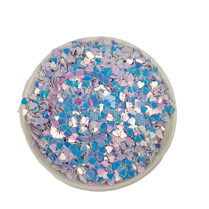 Heart-shaped sequins, 4mm nail polish, nail stickers, eye makeup, cup lining, diy sequin material, hats, bags, accessories Item Picture