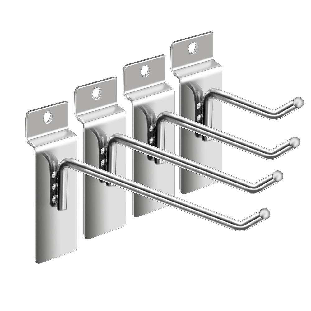 Supermarket Shelf Slot Plate Hook Accessories Display Shelf Accessories Single-Line Hook Card Slot Plate Hook Metal Hook Item Picture