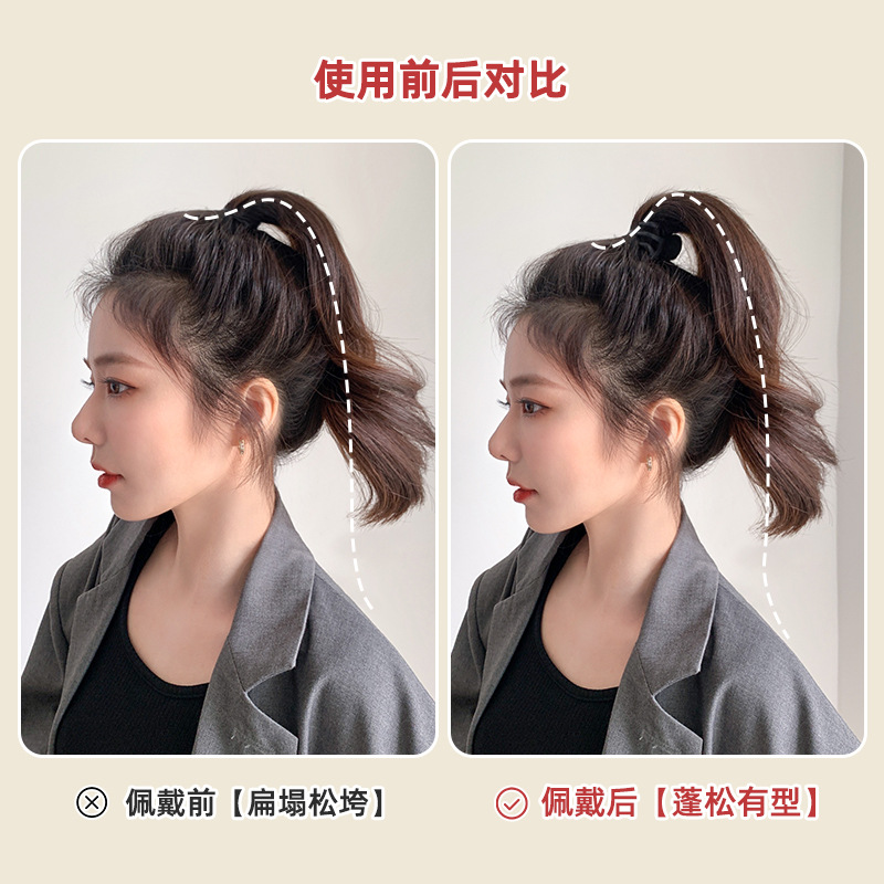 High Ponytail Fixator Hair Clip Medium Grab Clip Back Of Head Claw Clip Bangs Side Clip Shark Clip Headpiece Specification drawing