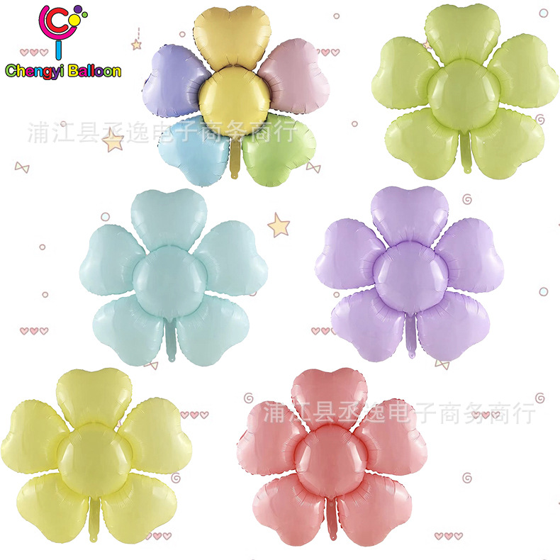 Cross-border floating inflatable flower balloons in the style of Instagram, children's birthday party photo decoration props, ground promotion
