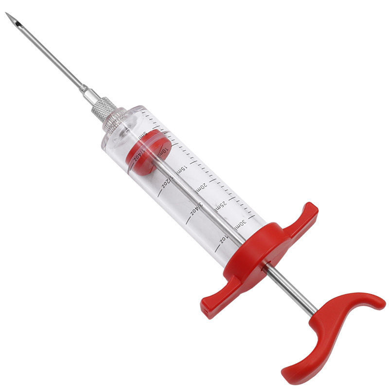 Kitchen seasoning syringe, Turkey needle, marinade syringe, barbecue syringe, baking tools, sauce injection syringe Item Picture