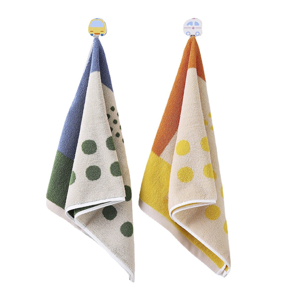 Sweet Cotton Towel Soft Absorbent Jacquard Home Dormitory Couple Business Super Gift Face Towel Spot A Hair Item Picture