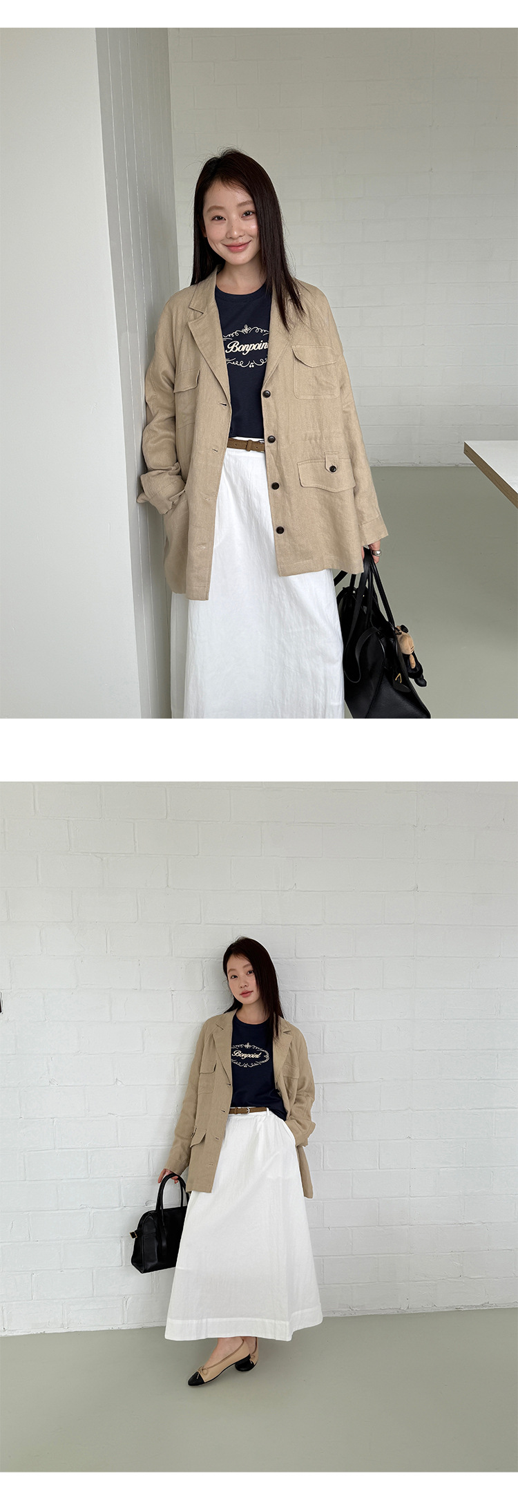 衣夫韩版圆领字母印花t恤女2025秋季新款简约百搭短袖上衣23656详情14