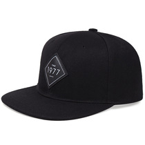 1977 Fashion trend flat top baseball cap Street rap hip hop cap adjustable flat rim baseball cap duck cap