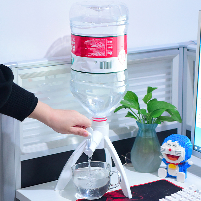 矿泉水三角架支架简易饮水机农夫山泉5L瓶桶装水出水支架倒置架子