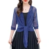 Outerwear a small coat cardigan for an elegant summer look, a women's mesh fabric breathable thin air-conditioned shirt, and a small shawl top Item Picture