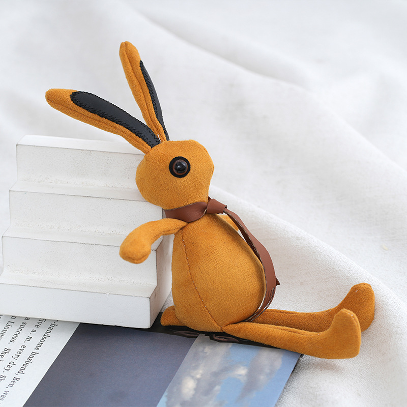 日系小香风兔子包包挂件个性公仔毛绒玩偶汽车钥匙扣女生公仔挂件