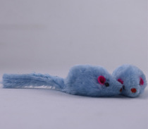 Colorful plush mouse 11cm monochrome mouse cat mouse pet toy supplies
