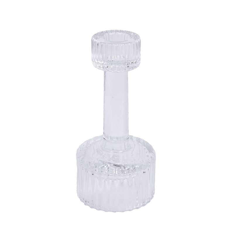 Light luxury glass candle ornaments, romantic dining table, candlelight dinner wholesale, simple decorative ornaments Item Picture