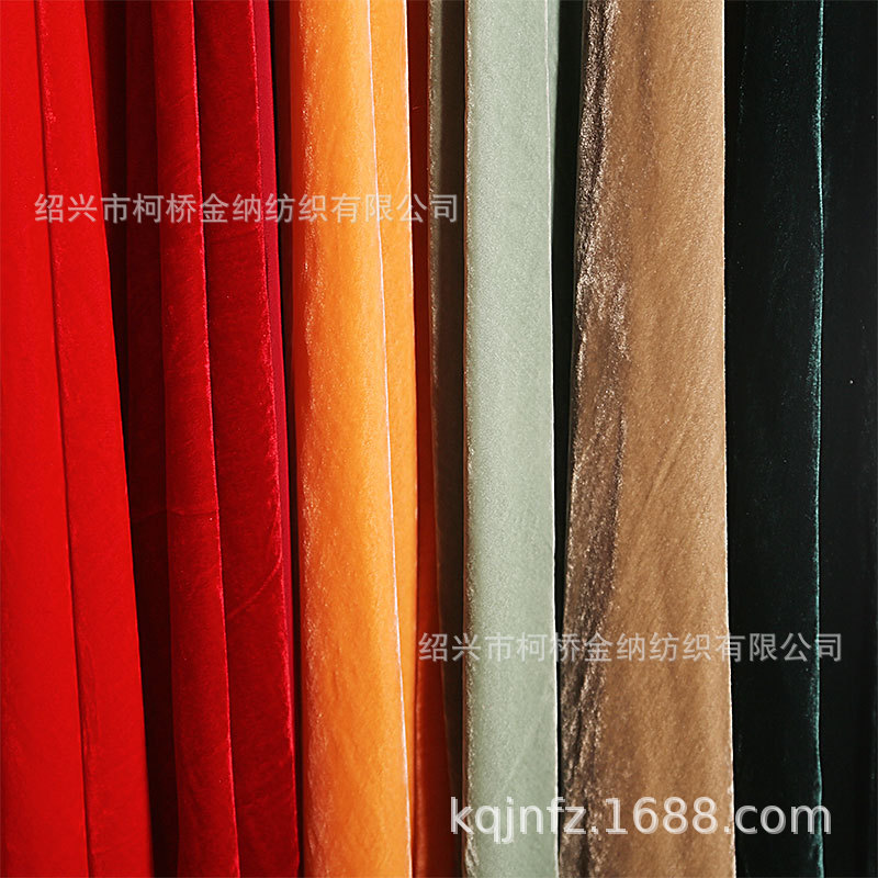 绒布辅料/印花金钻绒/金丝绒布/水晶超柔布/绒布产品图