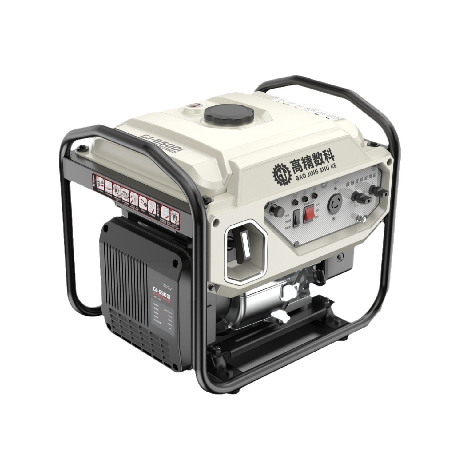 Cross-border gasoline silent variable frequency generator, household small outdoor travel gasoline generator, portable generator Item Picture