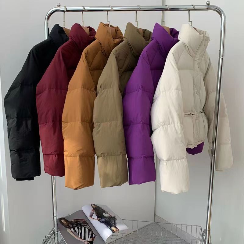 Foreign Trade Anti-Season New Cotton-Padded Women Short All Korean Version Stand Collar Small Thick Bread Coat Coat Tide Application Scenario