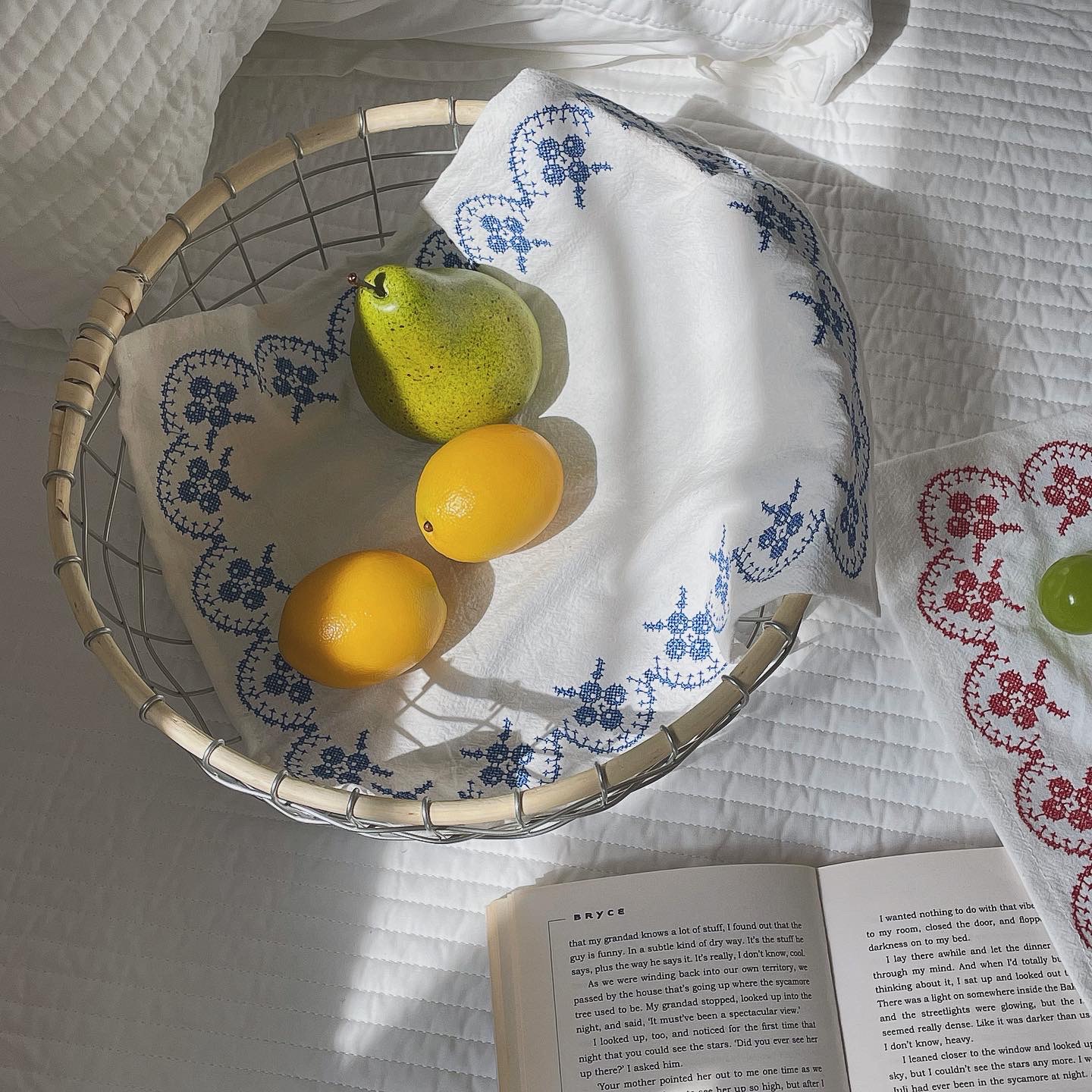 餐垫、餐巾实物图