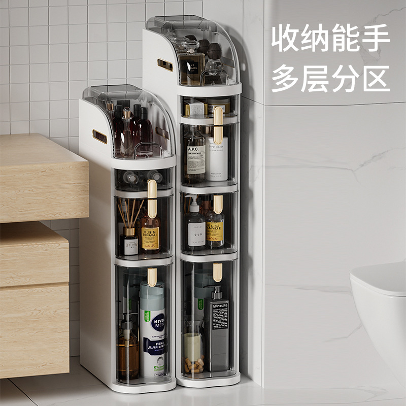 18Cm Narrow Size Slit Storage Cabinet Drawer Type Kitchen Slit Multi-Layer Bathroom Narrow Storage Cabinet Shelf Specification drawing