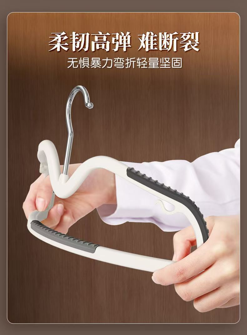 子防鼓包防肩角无痕衣挂短颈衣架家用挂衣省空间缩脖子矮款窄衣架详情6