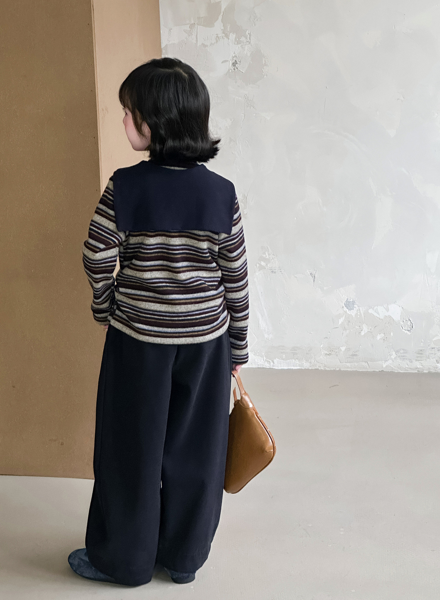 女童长袖t恤秋冬加绒内搭儿童德绒上衣小女孩洋气条纹打底衫韩系详情8