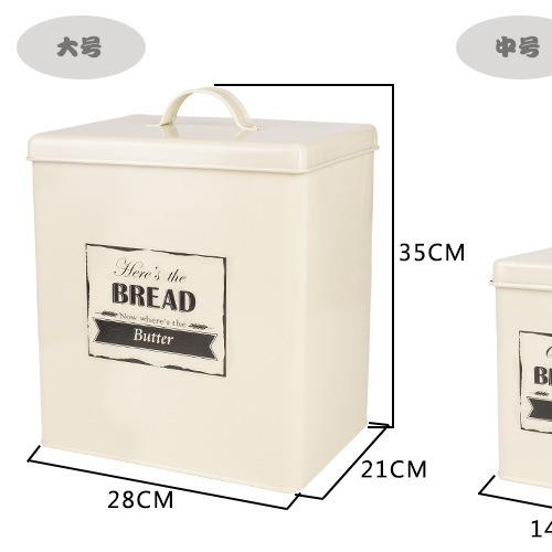 Kitchen Household Moisture-Proof Storage Boxes, Exquisite And Environmentally Friendly Galvanized Iron Tea And Coffee Storage Cans, Factory Wholesale Item Picture