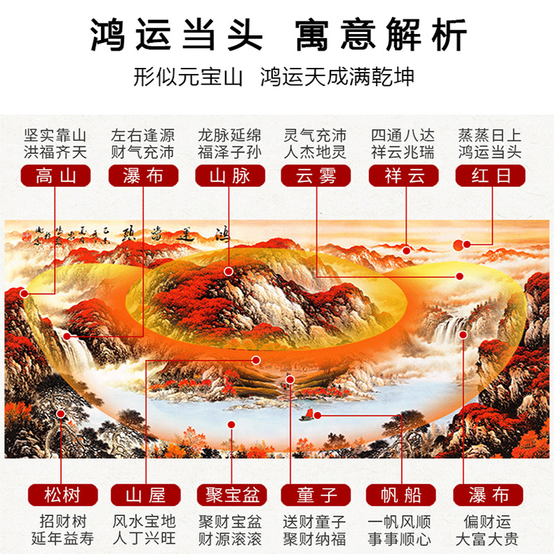 年画仿古/十字绣工艺品/苏绣牡丹/素坯/传统文化细节图