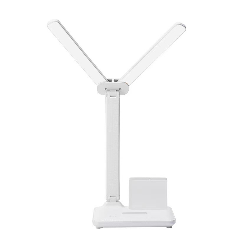 36-lamp LED dual-head eye-protecting desk lamp, USB charging study lamp, folding bedside lamp, business promotion gift lamp details Picture