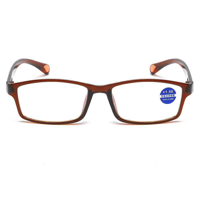 Anti-blue light reading glasses for men and women: TR90 ultra-light, fashionable, unbreakable, elegant and eye-protecting for middle-aged and elderly people Specification image