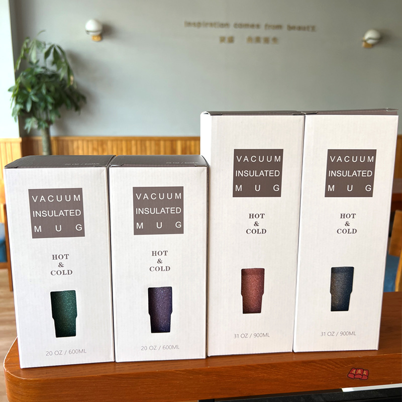Cross-border diamond paint insulated cup, 30OZ coffee cup, 20OZ ice cup, stainless steel beer mug, foreign trade car cup Application Scenario