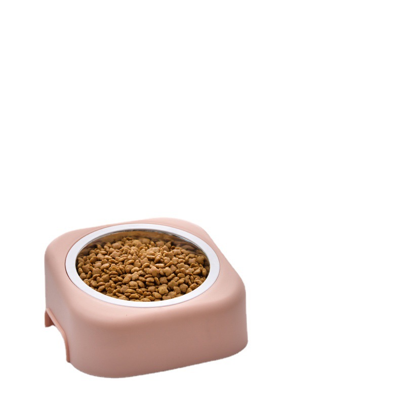 New pet supplies: dog food bowls, cat bowls, pet bowls, food bowls, creative sloping pet single bowls, wholesale from the manufacturer