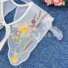 Embroidery, lace, women's shirts, sweaters, versatile collars, clothing accessories Specification image
