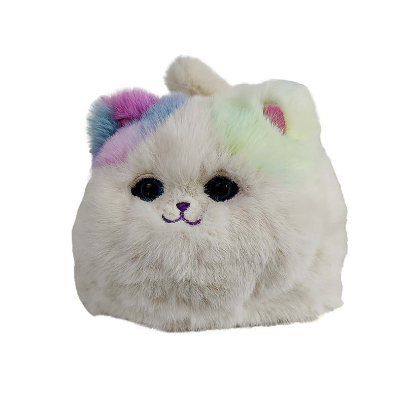 Quchao Hug Cat, a realistic electric plush cat doll that can talk, is a fun and cute children's toy that allows you to repeat your studies Item Picture