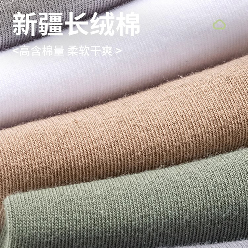 Pure cotton socks for men, summer short socks, deodorizing, sweat-absorbing and anti-slip. Wholesale of men's sports pure cotton boat socks from Zhuji Hosiery details Picture