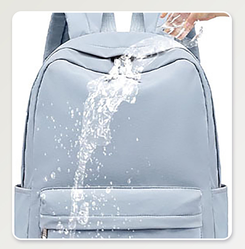 书包初中男女生旅行包简约百搭纯色大学生双肩包高中生运动休闲包详情15