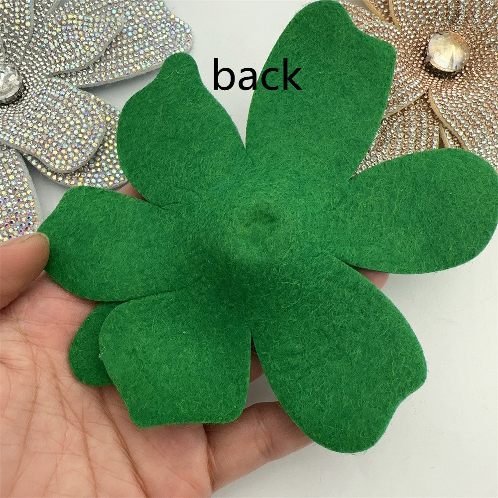 Best-selling water diamond-encrusted three-dimensional flower hair clips, hair bands, hair bands, shoes and accessories, versatile flash accessories, clothing accessories Specification image