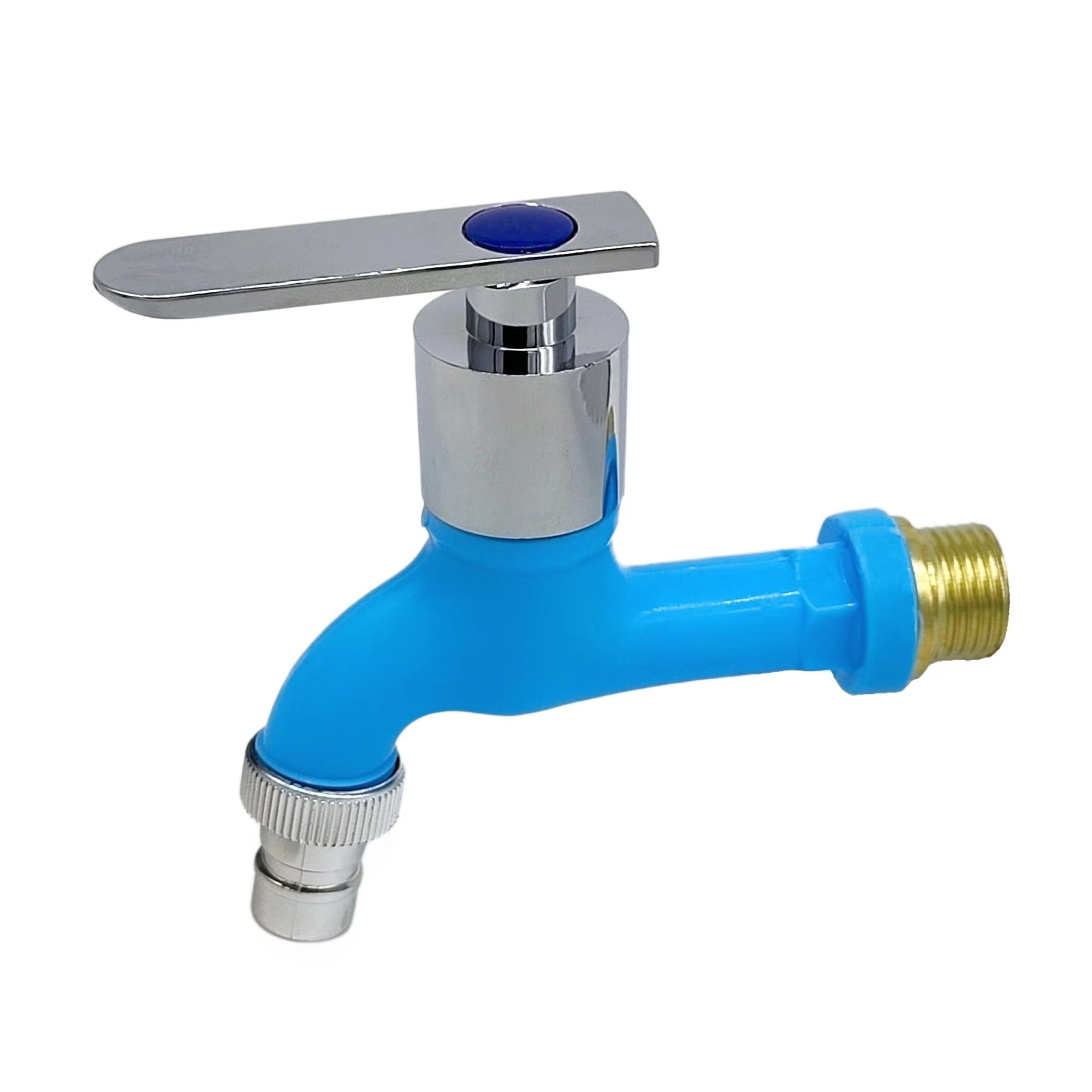 Plastic faucet, pvc faucet, 4-inch faucet, plastic faucet, PP washing machine faucet Item Picture