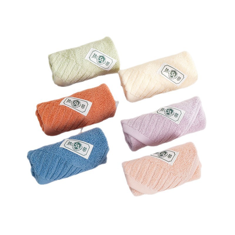 方巾/家政/小方巾/幼儿园白毛巾/頭巾白底实物图