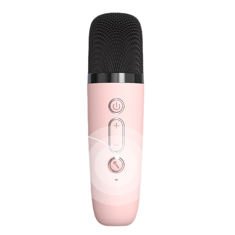 New K1 Dual Microphone Bluetooth Speaker Microphone Microphone K Song Audio Integrated Set Portable Outdoor Singing Item Picture