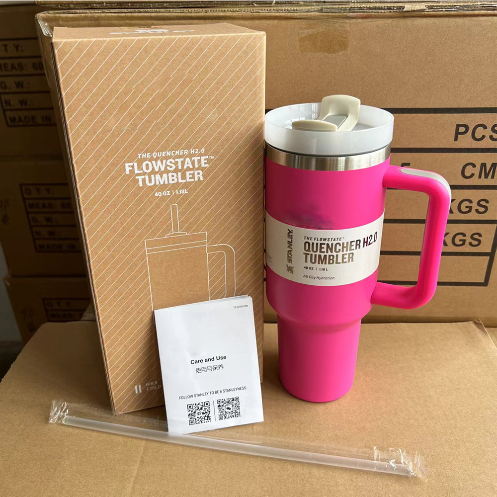 Creative ice king cup, stainless steel sports water cup, large-capacity handle straw cup, fashionable and simple insulated cup wholesale Specification image
