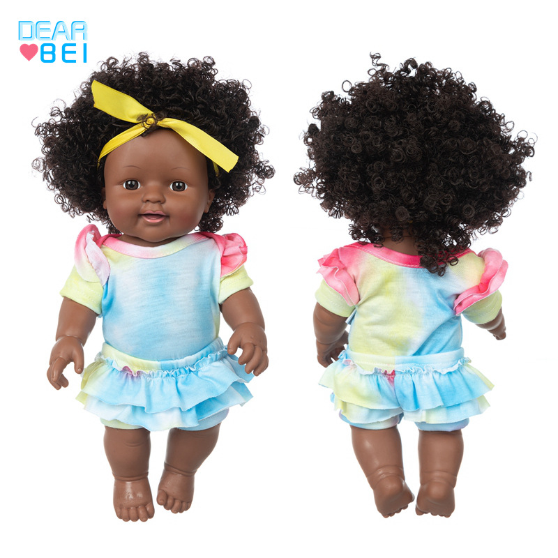 Aliexpress's best-selling African doll children's toy, the 12-inch black skin doll with vinyl rebirth details Picture